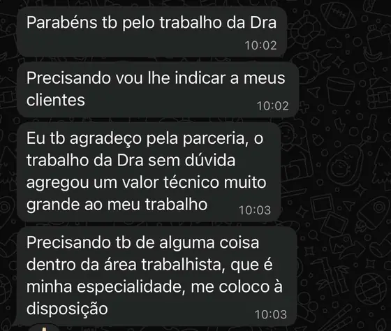 Print de depoimento de aluna do CAEPE